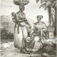 This rendering by Johann Moritz Rugendas shows what enslaved black women wore in Brazil in the early 19th century. (Wikimedia Commons)